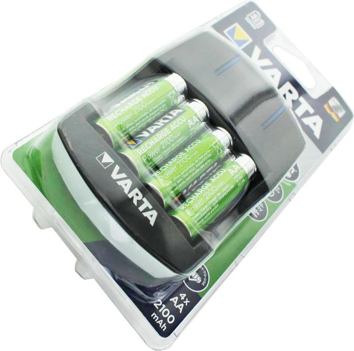 Produktbild Varta Easy Energy Stecker-Ladegerät inklusive 4 Stück Mignon AA Ready2use 2100mAh Akku (4 Stk., 2100 mAh, Ladegerät inkl. Akku)