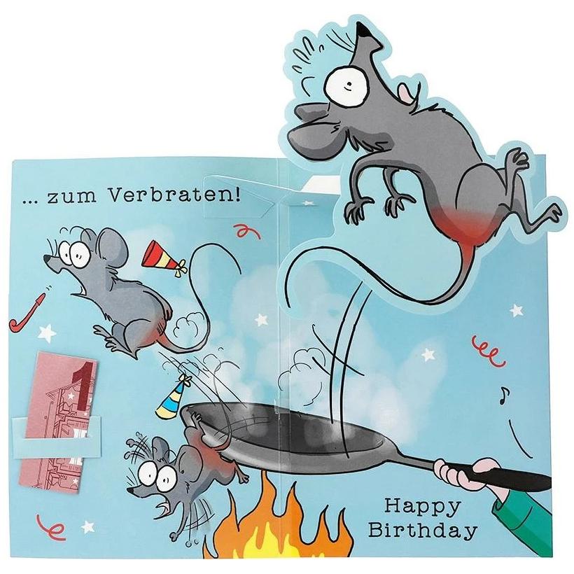 Thumbnail - Magni, Grusskarte + Briefpapier, Musikkarte Jump outs Motiv 37 (1 Stk.)