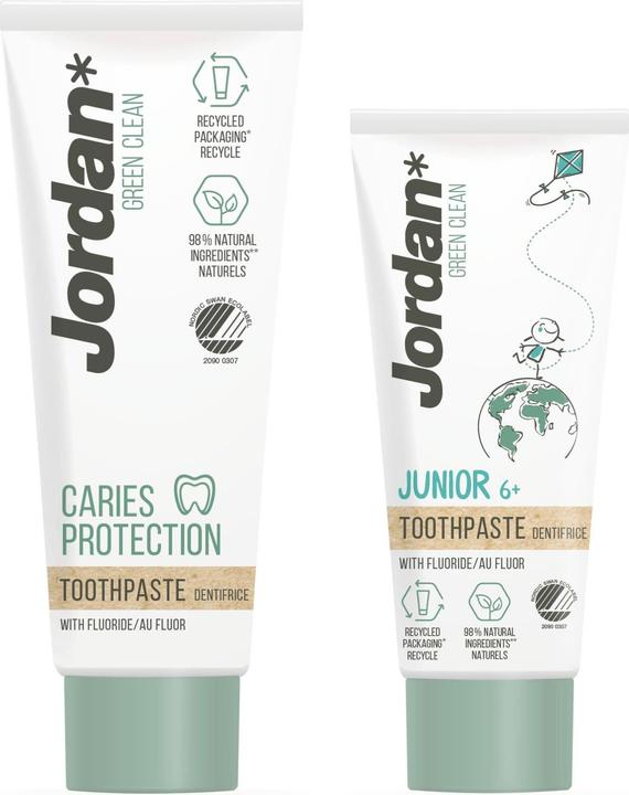 Actual product image Jordan* Toothpaste Green Clean Junior (50 ml)