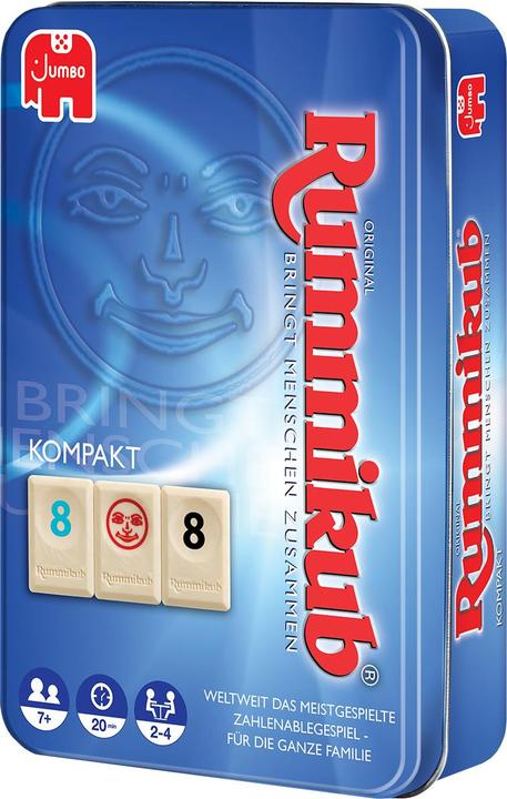 Actual product image Jumbo Rummikub Compact (German, 2 - 4 Players)