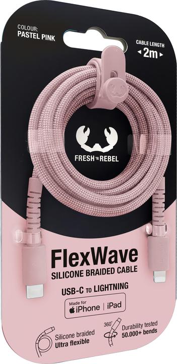 Produktbild Fresh'N Rebel Fresh 'n Rebel USB-C to Lightning Pink (2 m, USB 3.2 Gen 1, 30 W)
