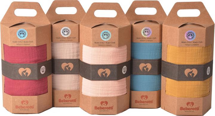 Actual product image Beberotti Organic Muslin Swaddle Blanket (120 cm, 120 cm)