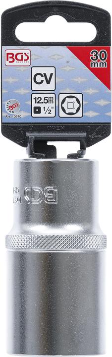 Actual product image BGS Socket, Hexagon, deep 12.5 mm (1/2") Drive 30 mm (30 mm)