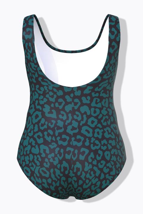 Actual product image Ulla Popken Leopard Print Swimsuit (60)