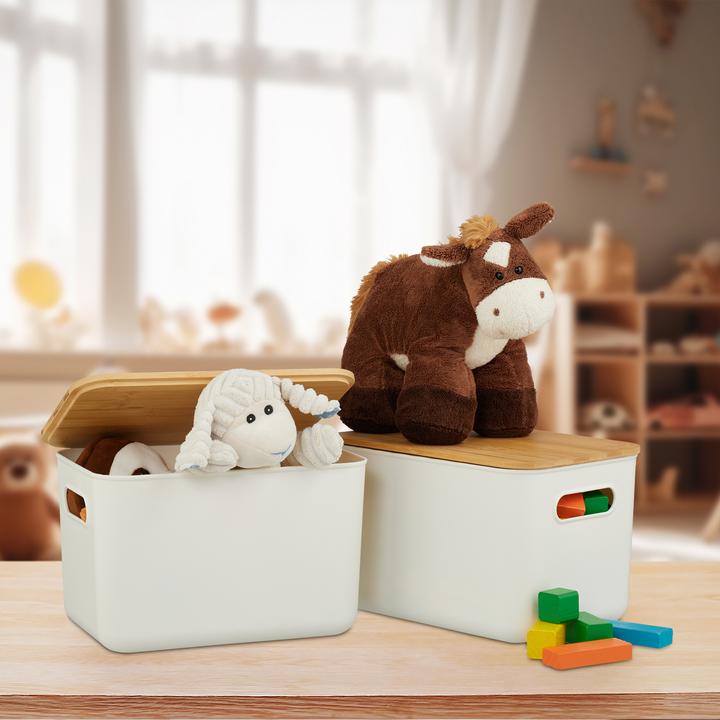 Actual product image Relaxdays 2x storage box (26 cm, 2x)