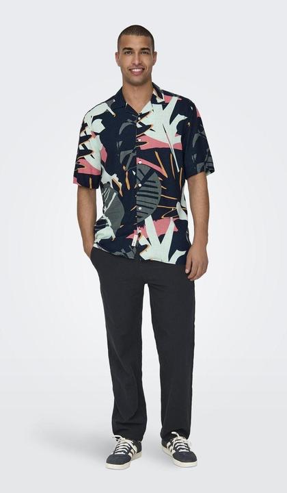 Immagine prodotto Only & Sons Onsbertil Reg Visc Linen Aop Ss Shirt (L)