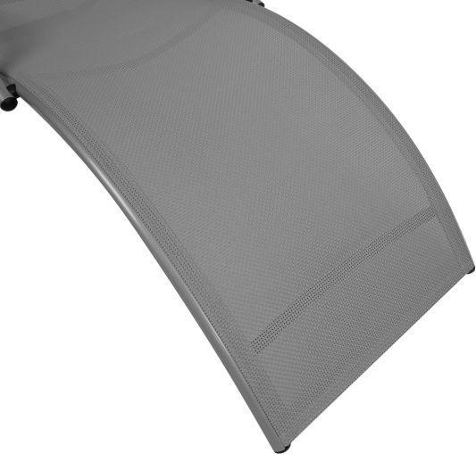 Actual product image Home4you Bed BRIGO, 177x65xH73cm, frame: aluminium, sitting part: textile, colour: beige (180 cm)