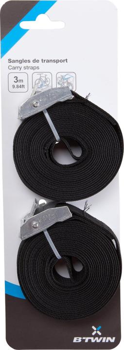 Image du produit Decathlon Sangle de serrage 3 m - 2 pièces (Multicolore)