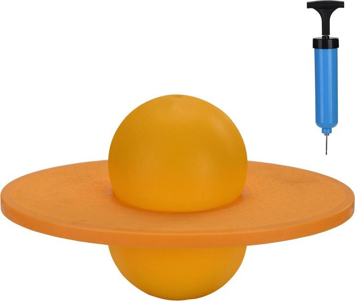 Relaxdays - Pogo Ball für Kinder bis 100 kg, Gelb