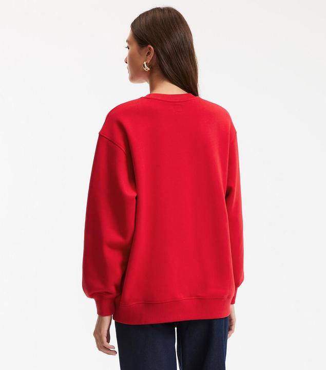 Actual product image La Redoute Collections Oversize-Sweatshirt mit rundem Ausschnitt (XL)