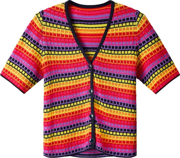 Produktbild Joe Browns Bold Stripe Short Sleeve Cardigan (44)