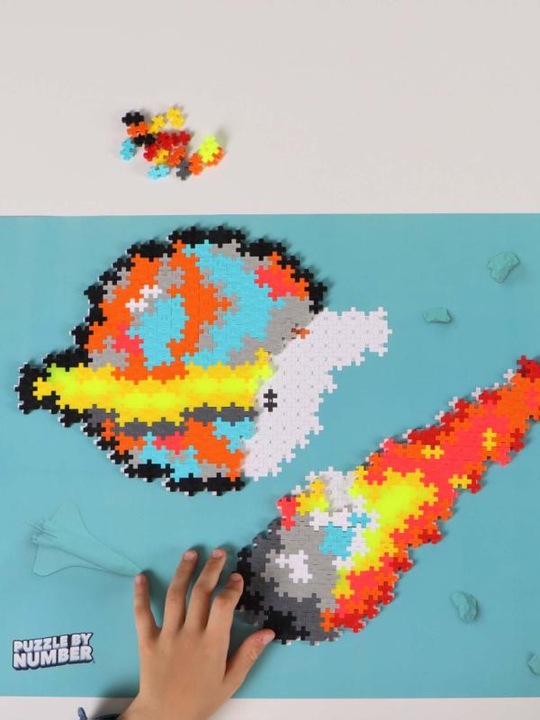 Actual product image Plus-Plus Puzzle By Number Space 500pcs - (3912) (500 pieces)