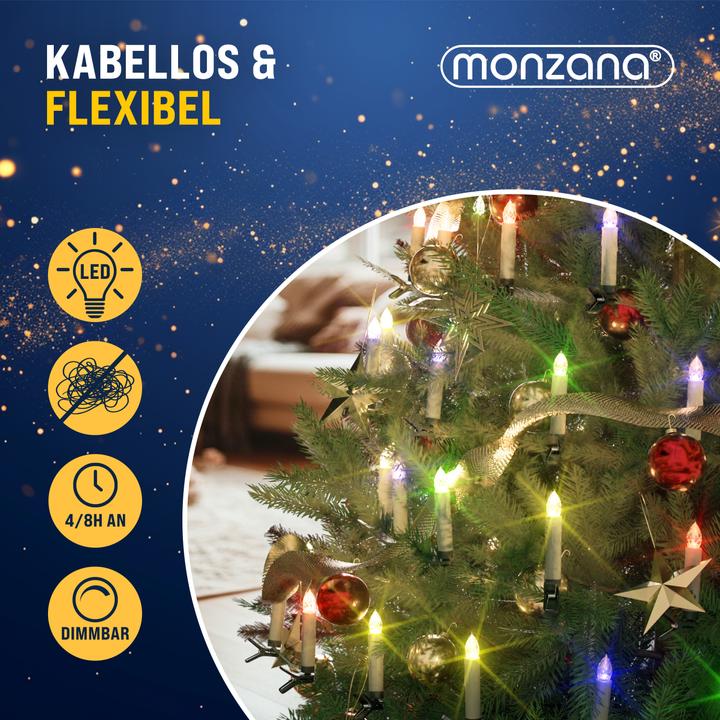 Actual product image Monzana Christmas tree candles (30 x)