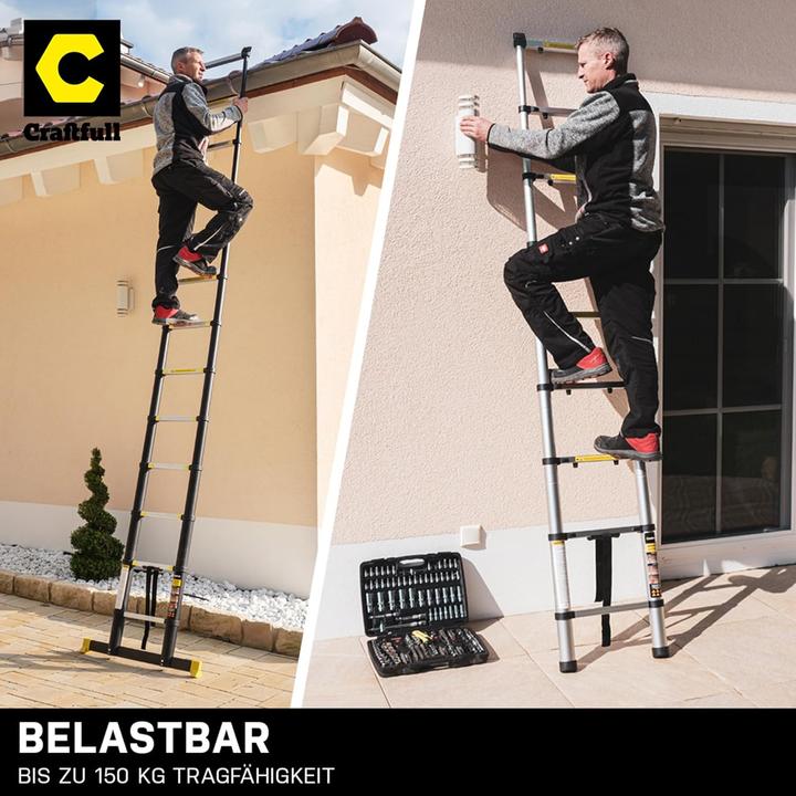 Produktbild Craftfull Teleskopleiter CF-101B (Teleskopleiter)