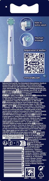 Image du produit Oral-B Brosses à dents Kids Spiderman 4 pces (4 x)