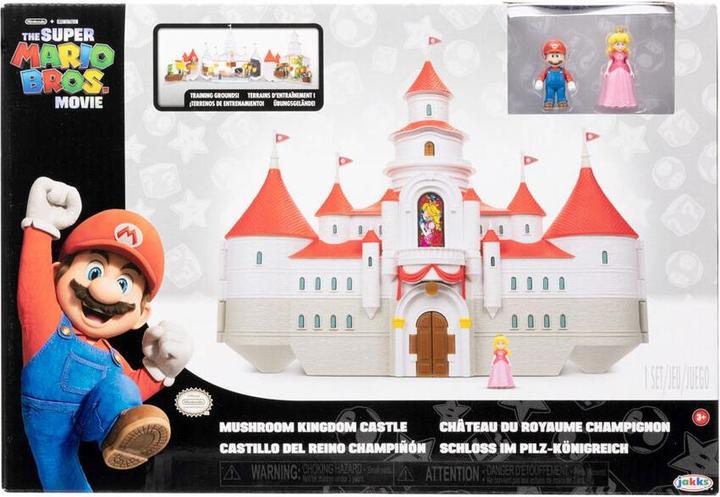 Actual product image Jakks Pacific Super Mario Movie - Mini World DLX Peach Castle Playset (417154)