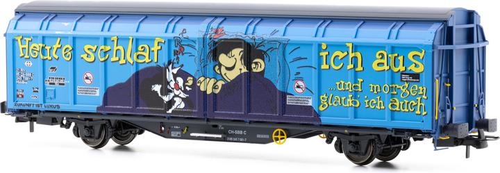 Image du produit Lemke SBB 2-achsiger Schiebewandwagen Hbbillns Heute schlaf ich aus Ep.VI (Piste H0)