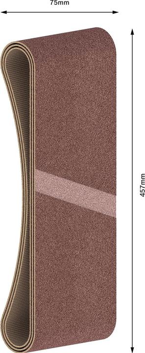 Produktbild Bosch Professional Zubehör PRO X440 Schleifband, 75 x 457 mm, G40 (40)