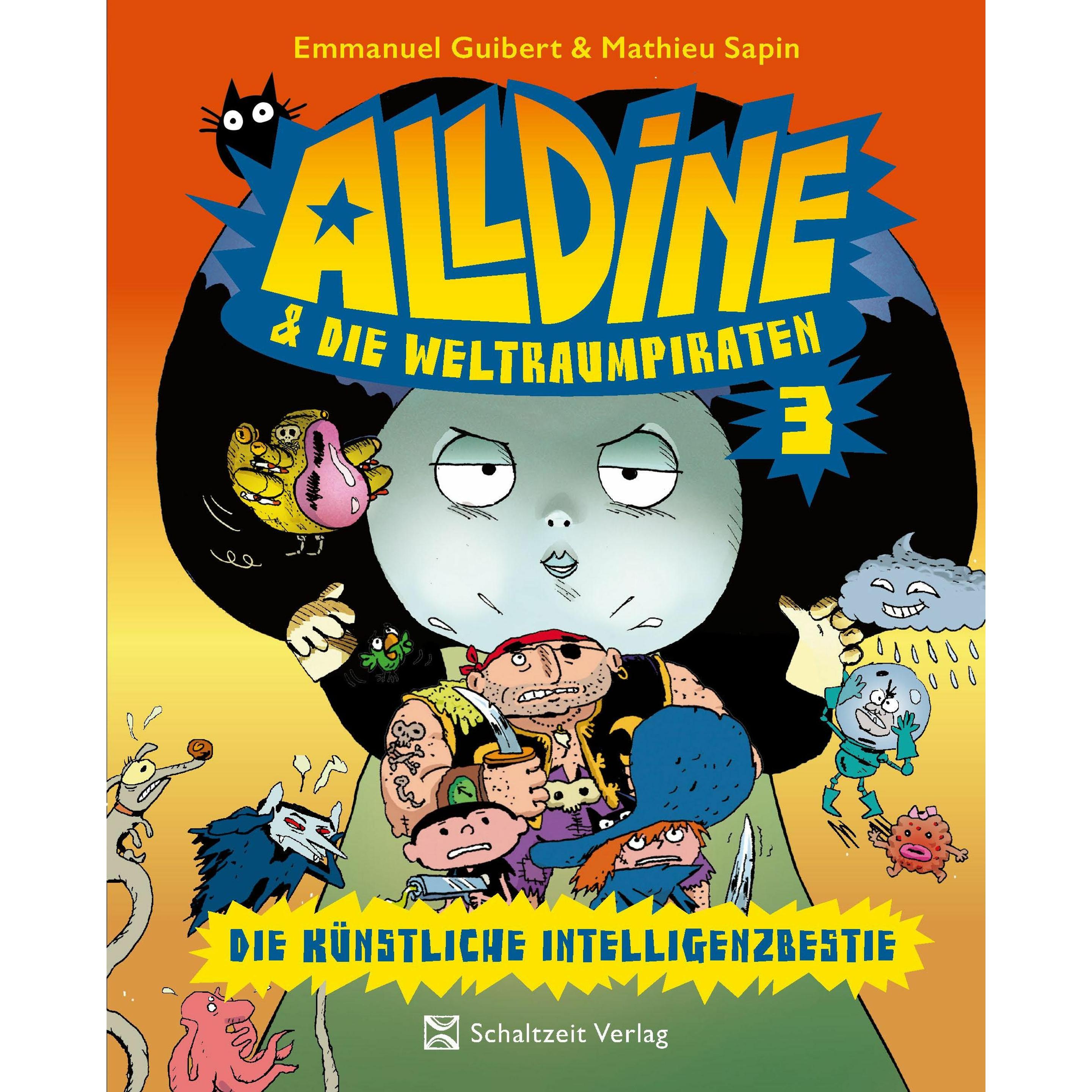 Alldine & die Weltraumpiraten, Kinderbücher von Mathieu Sapin, Joann Sfar, Emmanuel Guibert