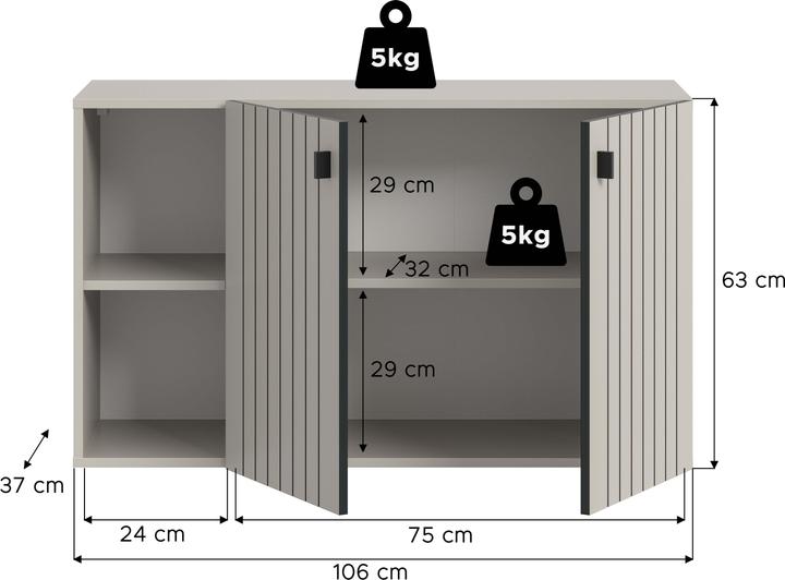 Produktbild Xonox Home Station (106 x 37 x 63 cm)