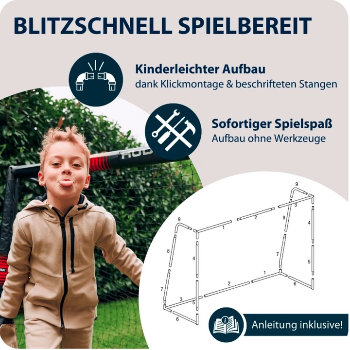 Produktbild Hudora Fussballtor Pro Tect 180