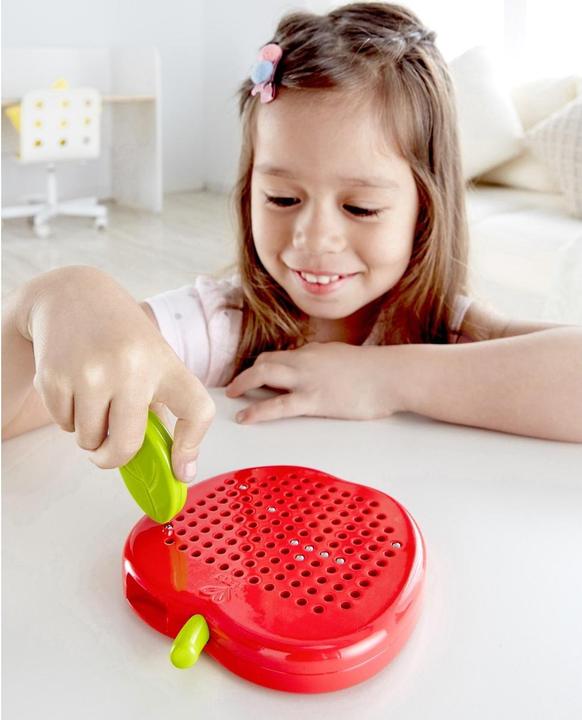 Actual product image Hape Magnetic apple drawing board