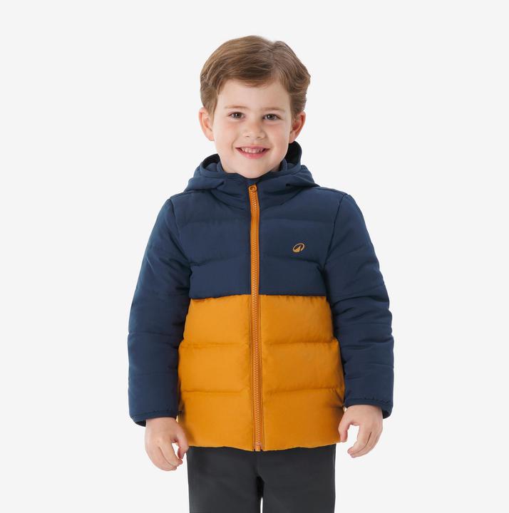 Produktbild Quechua Wattierte Jacke Kleinkinder Gr. 92-116 warm Wandern - NH500 blau/braun (122)