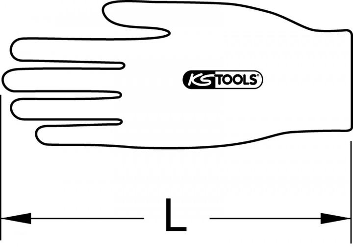 Actual product image KS Tools 117.0145 117.0145 Electrician's glove size (gloves): 12 1 pc. (12)