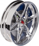 Produktbild Ootb Wanduhr Felgen blauer LED 27cm (27 cm)