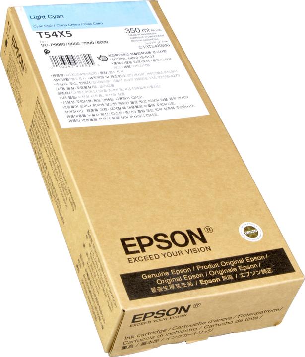 Actual product image Epson INK LIGHT CYAN 350ML SURECOLOR SC-P6000/7000/8000/9000 (C)