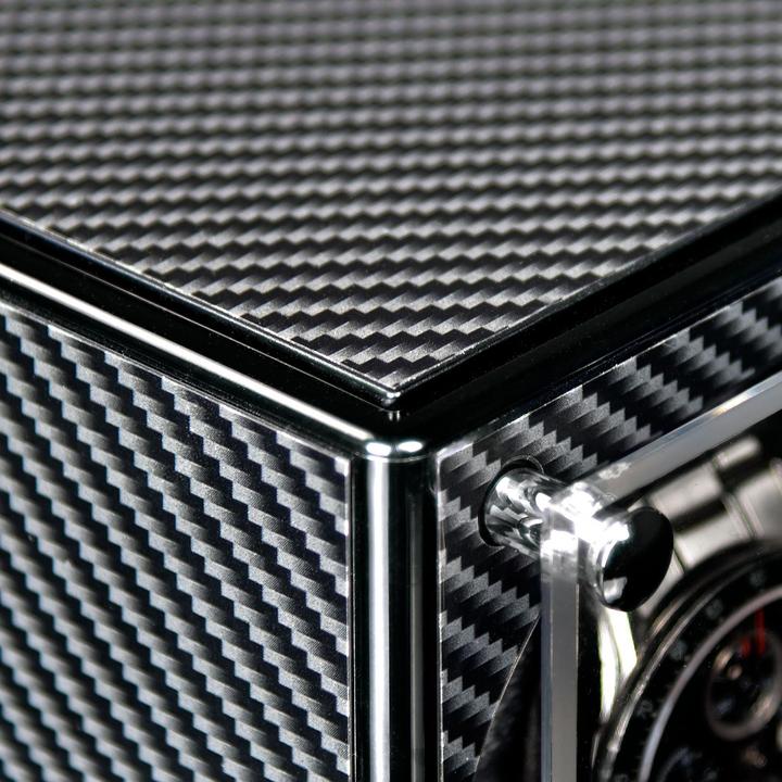 Actual product image Designhütte Watch winder Piccolo 2.0 (without power supply unit) - Carbon lacquer