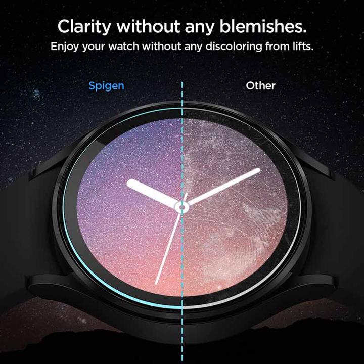 Image du produit Spigen Glas.TR Sam Galaxy Watch 5 45mm Classic 2-Pack "EZ FIT" AGL05346 szkło hartowane