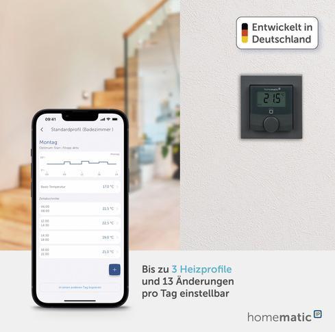 Image du produit Homematic IP Thermostat mural HmIP-BWTH-A