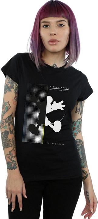 Actual product image Disney Womens/Ladies Mickey Mouse Reach For The Future Cotton T-Shirt (M)