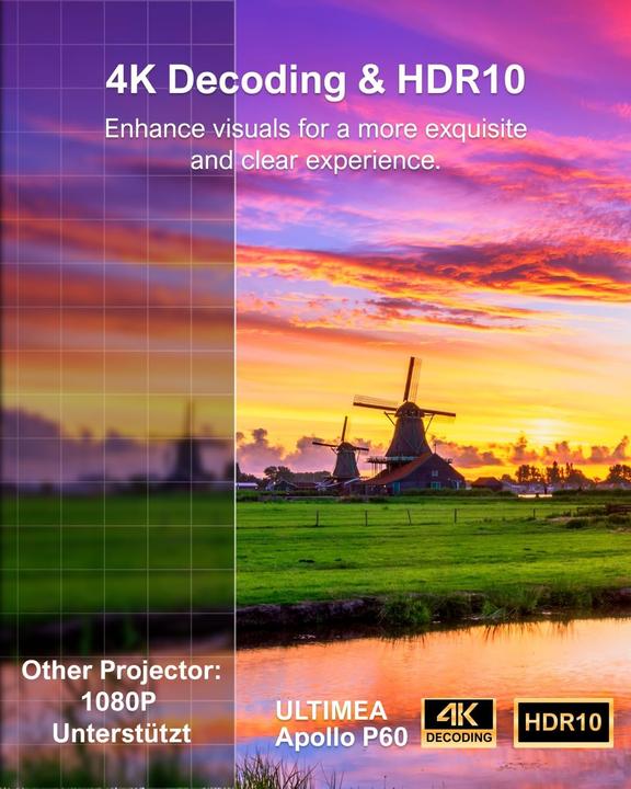 Actual product image Ultimea Apollo P60 (Full HD, 900 lm)