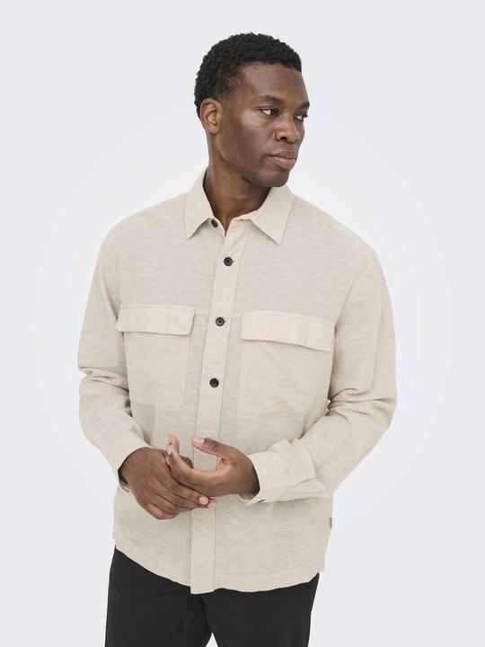 Immagine prodotto Only & Sons ONSCAIDEN Leinen Overshirt Overshirt (XS)