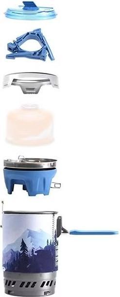 Actual product image Fire-Maple Cooker fms-x5 polaris cooking system-blue