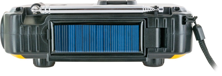 Actual product image Schwaiger Solar Crank Radio with LED Light (AM, FM)