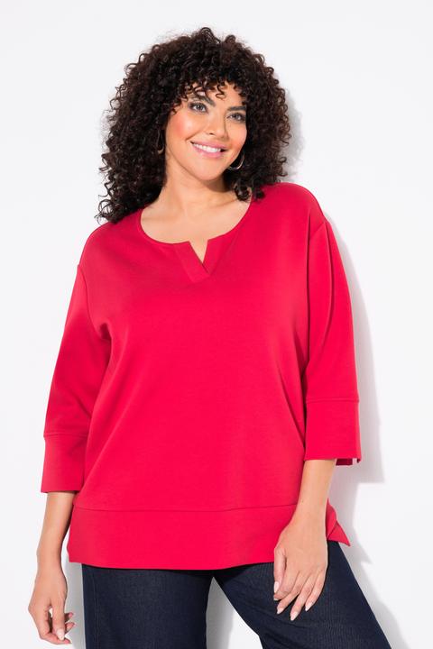 Produktbild Ulla Popken Punto-Sweatshirt, Rundhals, 3/4-Arm (56)