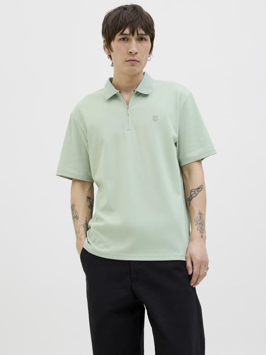 Produktbild Jack & Jones Jprrodney Ss Zip Polo Styd Ss25 (L)