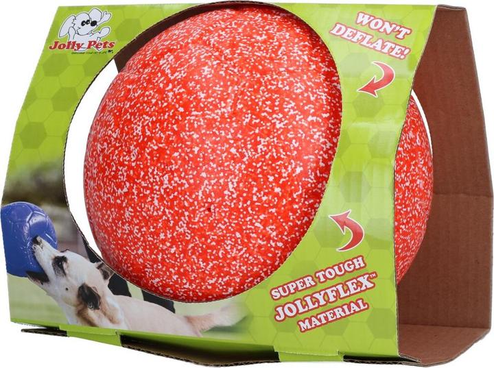 Produktbild Jolly Pets Jolly Soccer Ball Orange/Weiss L (20 cm) (Ballspielzeug Hund)