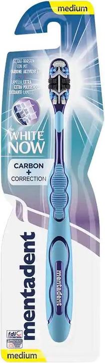Actual product image Mentadent White Now Carbon Correct Medium (Medium, 1 x)
