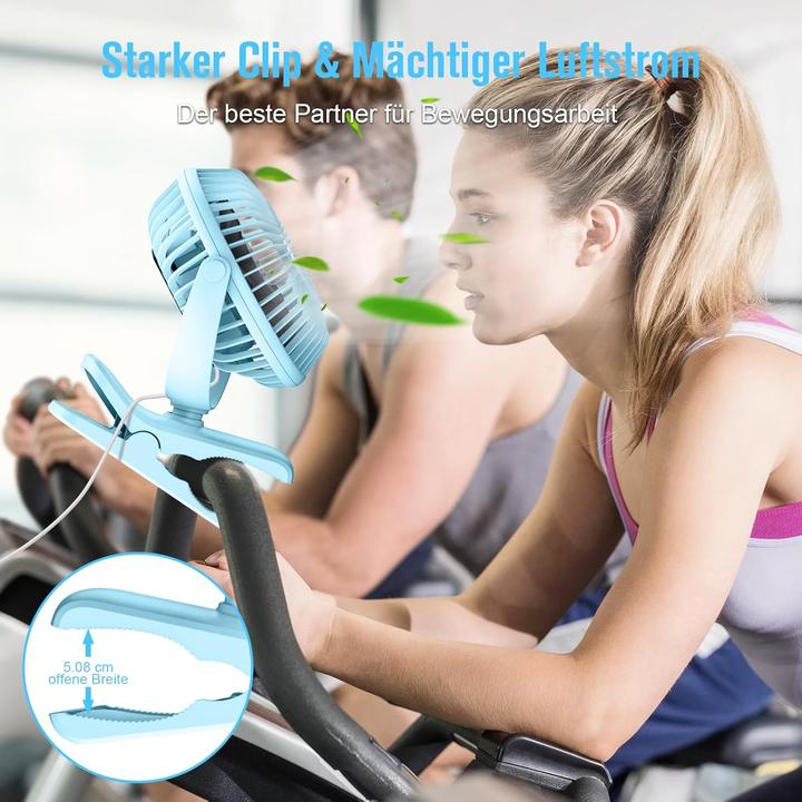Produktbild Honyin Mini Ventilator mit Clip (40 dB)