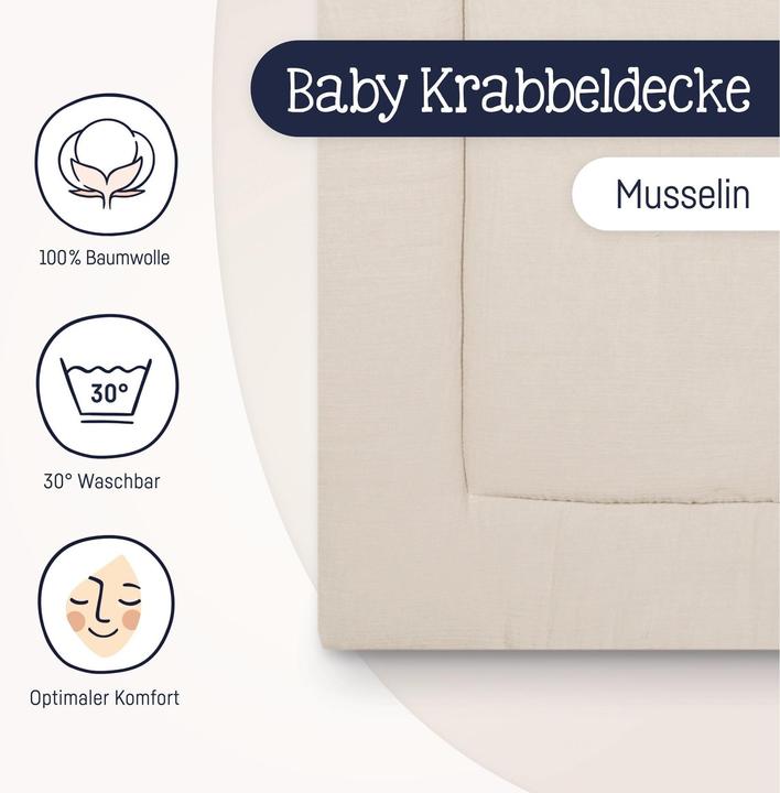 Actual product image Julius Zöllner Crawling blanket