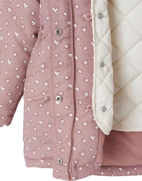 Actual product image Vertbaudet Mädchen 3-in-1-Parka mit Kapuze und Steppweste, Recycling-Wattierung