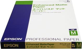 Immagine prodotto Epson Carta opaca migliorata, 100 fogli (192 g/m², 100 x, A3+)