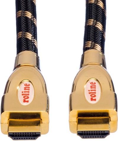 Image du produit Roline Gold HDMI Ultra HD avec Ethernet (1 m)