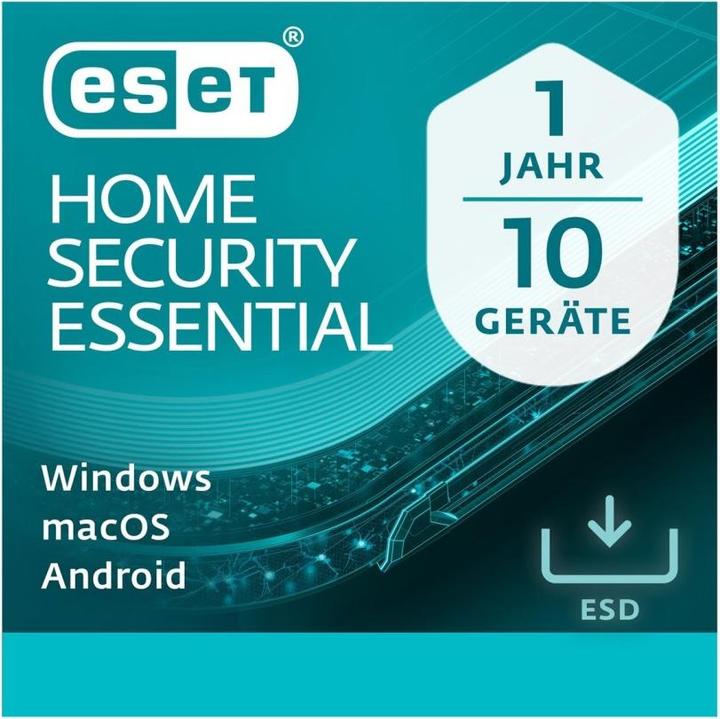 Actual product image ESET HOME Security Essential ESD, full version, 10 users, 1 (10 Devices, 12 months)
