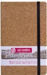Produktbild Talens Sketchbook Cork | 21 x 14.8 cm, 140 g, 80 sheets (148 x 210 mm, Blanko, Harter Einband)