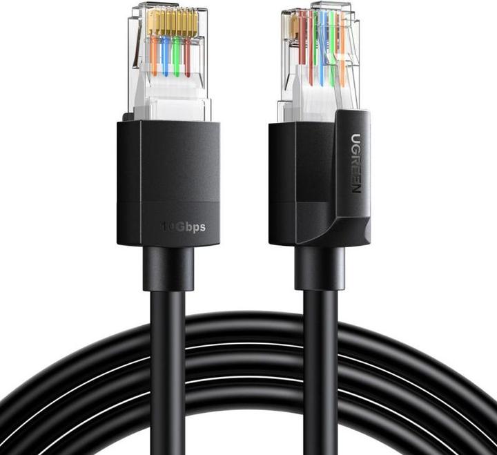 Produktbild Ugreen Cat6A UTP 2m Ethernet-Kabel - Schwarz (UTP, CAT6a, 2 m)